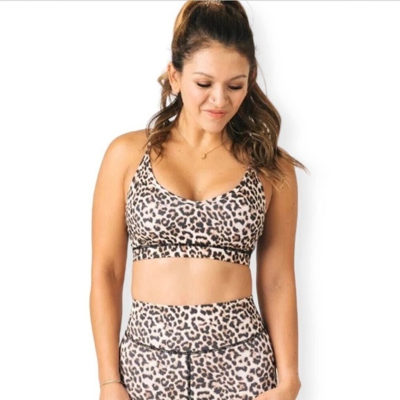 ZYIA Active Brilliant Mesh Leopard
Cheetah Print Sports Bra Size XL - Picture 1 of 14